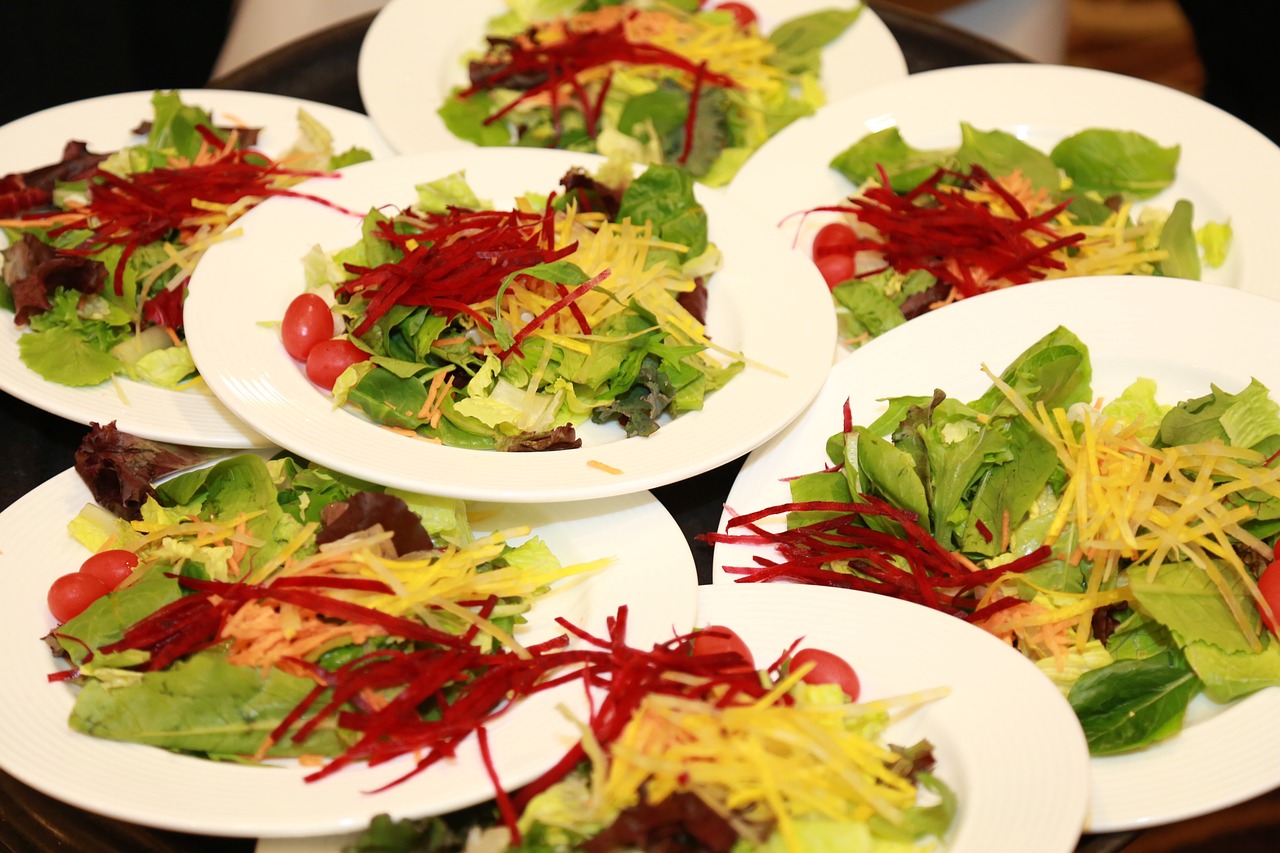 salad, catering, appetizer